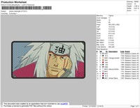 Jiraiya Rectangle Embroidery