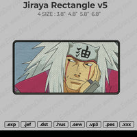 Jiraiya Rectangle Embroidery