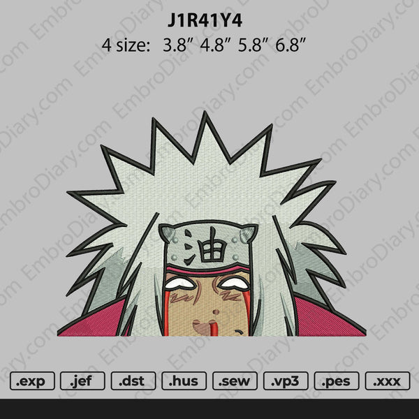 Jiraiya Embroidery
