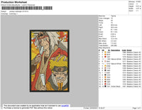 Jiraiya Rectangle V3 Embroidery