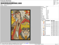 Jiraiya Rectangle V3 Embroidery