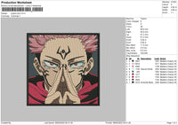 Jujutsu Box Embroidery