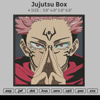 Jujutsu Box Embroidery