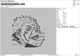Jujutsu Kaisen BW 03 Embroidery