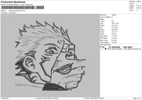Jujutsu Kaisen BW 03 Embroidery