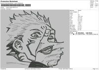Jujutsu Kaisen BW 03 Embroidery