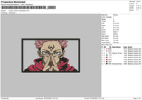 Jujutsu Sukuna Rectangle