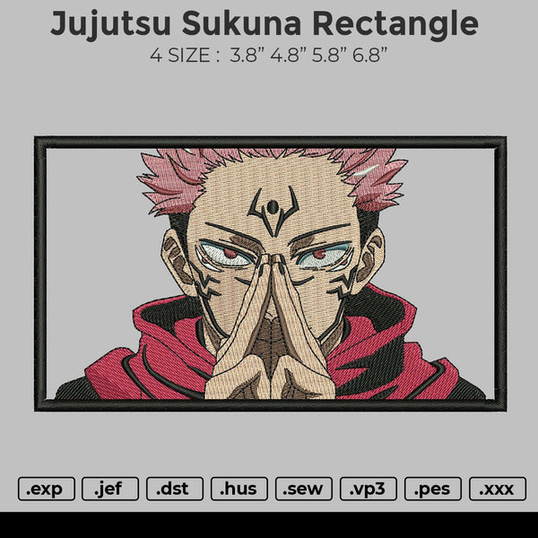 Jujutsu Sukuna Rectangle