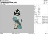 Kakashi S02 Embroidery File 6 sizes