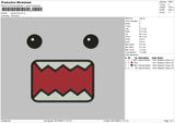 Kawaii Face Embroidery File 6 sizes