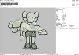 Kaws BW V1 Embroidery