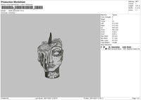 Kendi C Embroidery File 6 sizes