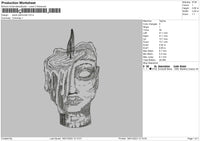 Kendi C Embroidery File 6 sizes