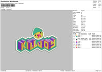 Kill Joy Embroidery File 6 sizes