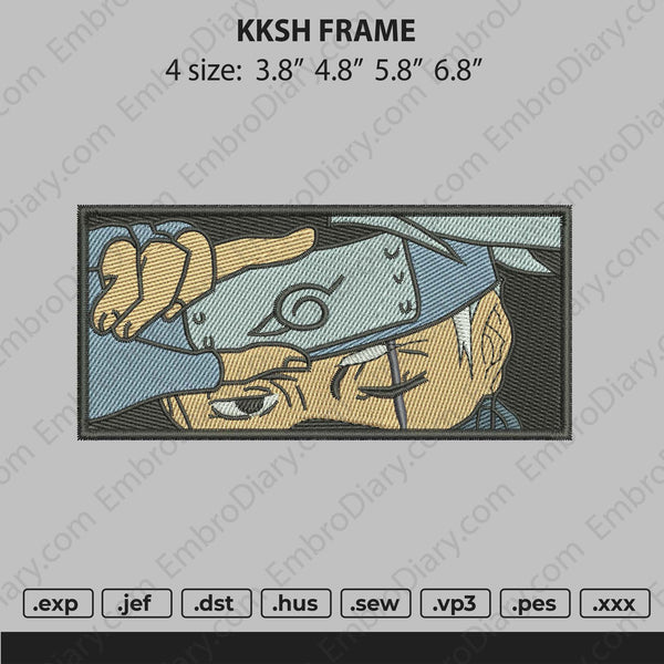 Kakashi Frame Embroidery