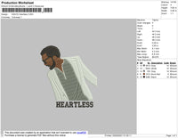 Kanye Heartless Embroidery