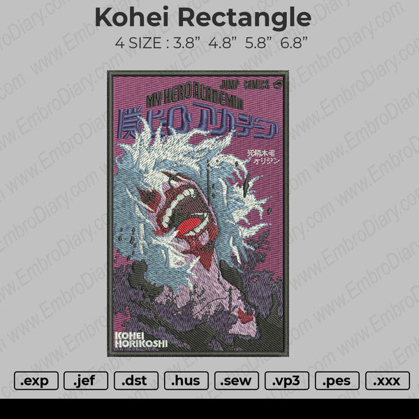 Kohei Rectangle Embroidery