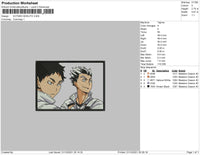 Kotaro Bokuto Embroidery