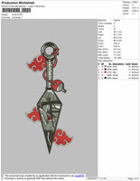KUNAI embroidery