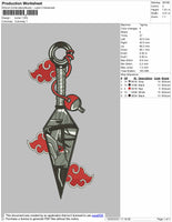 KUNAI embroidery