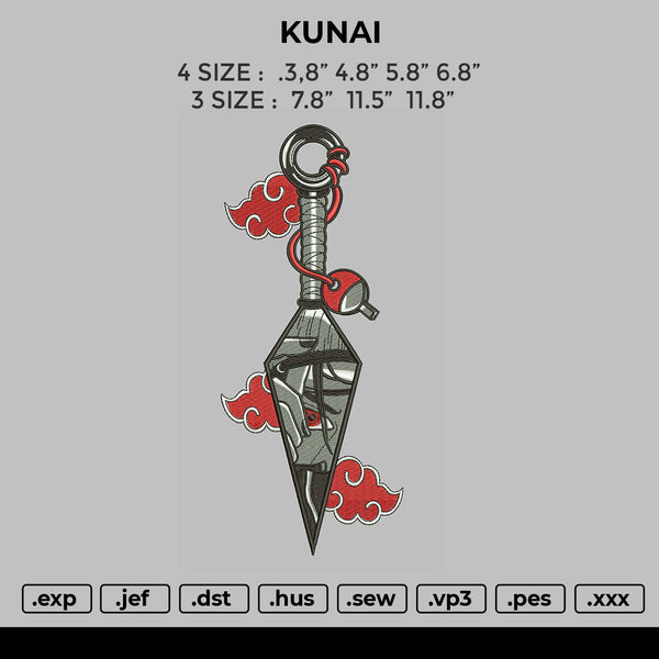 KUNAI embroidery