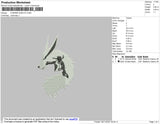Kurama Naruto 02 Bw Embroidery