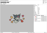 Kurolove Embroidery File 6 sizes