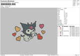 Kurolove Embroidery File 6 sizes