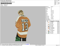 lil peep 13 Embroidery