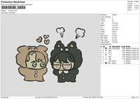 Lamina Embroidery File 6 sizes