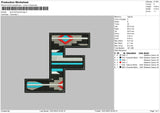Lane F Embroidery File 6 sizes