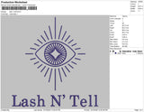 lash n tell Embroidery