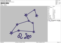 Leo Embroidery
