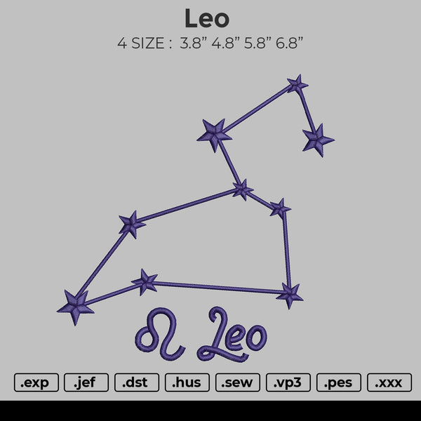 Leo Embroidery