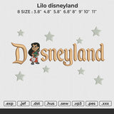 Lilo Disneyland Embroidery