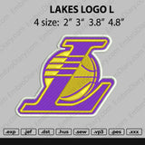 Lakes Logo L Embroidery
