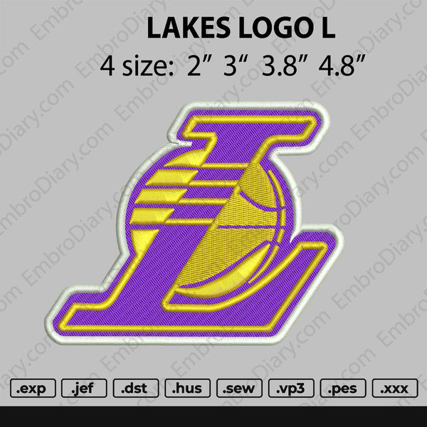 Lakes Logo L Embroidery