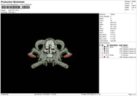 Logo 0707 Embroidery File 6 sizes