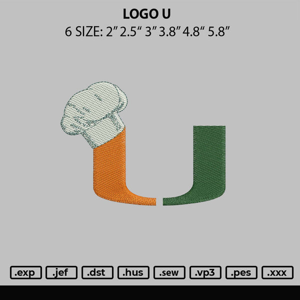 Logo U Embroidery