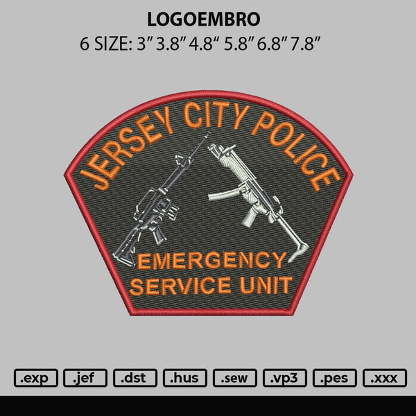 Logoembro Embroidery File 6 sizes