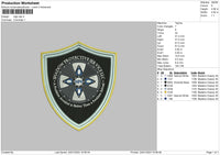 Logo Sps Embroidery File 6 sizes