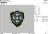 Logo Sps Embroidery File 6 sizes