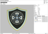 Logo Sps Embroidery File 6 sizes