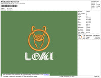 Loki Embroidery