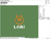 Loki Embroidery
