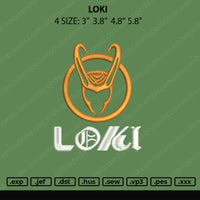 Loki Embroidery