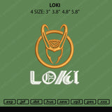 Loki Embroidery