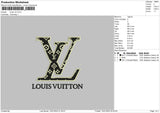 Louisv V5 Embroidery File 6 sizes