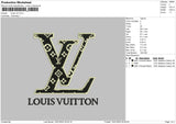 Louisv V5 Embroidery File 6 sizes