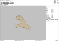 Love Hand Phineas Embroidery File 6 sizes